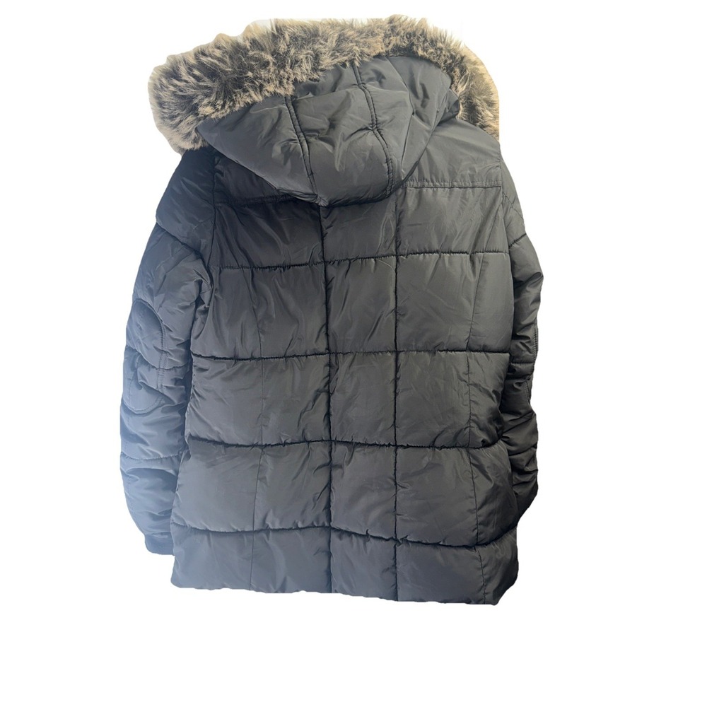 How Dare U Outerwear Puffer Coat Womens 3 XL Black Padded Jacket - Picture 8 of 9